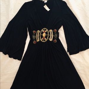 Black Embellished Sun dress